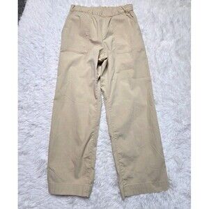 GAP Khaki Pull On Casual Cuff Ankle Jogger Pants Size Medium 30x26
